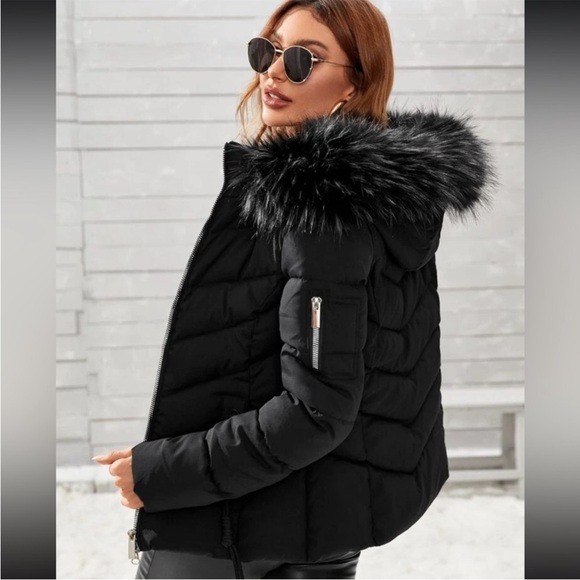 Shein • Luxe Winter Puffer Jacket small - Picture 3 of 4